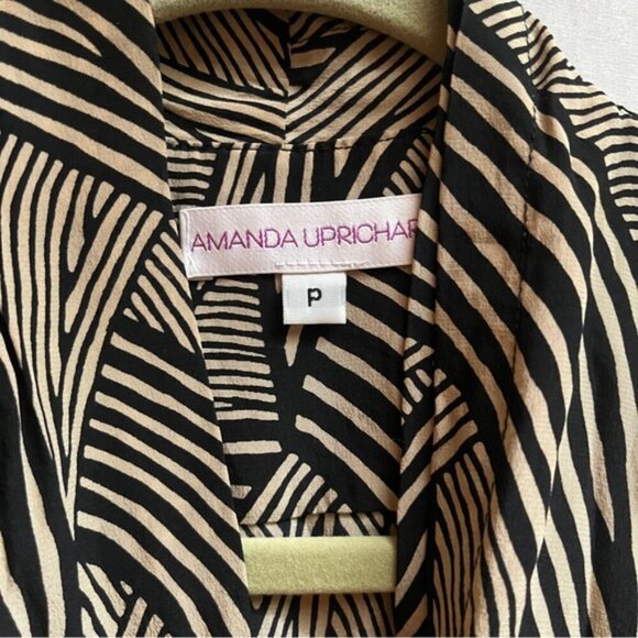 Amanda Uprichard silk sleeveless top bodycon mini dress Sz Petite Small - Picture 7 of 11